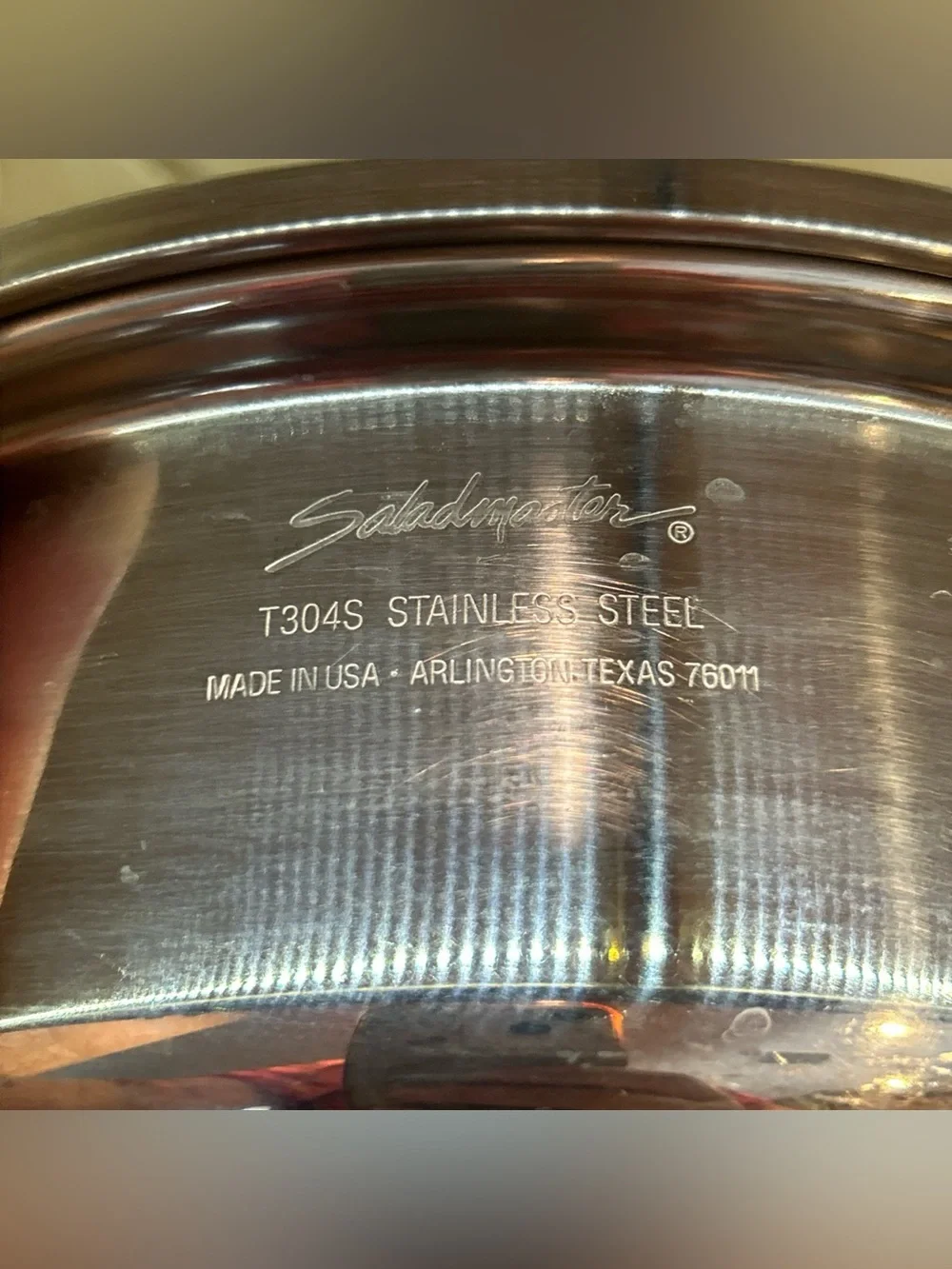Saladmaster T304S Stainless Steel 8.5” Sauce Pan Skillet w/ Vapo Lid Made In USA